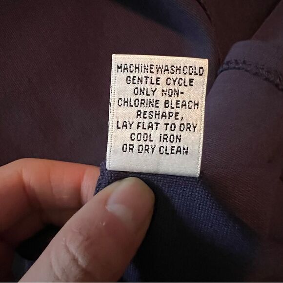 NEW! Talbots purple knit long sleeve dress - Picture 11 of 11